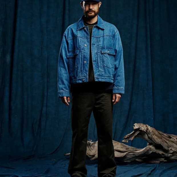 네이머클로딩 DENIM JACKET LIGHT BLUE (XL)