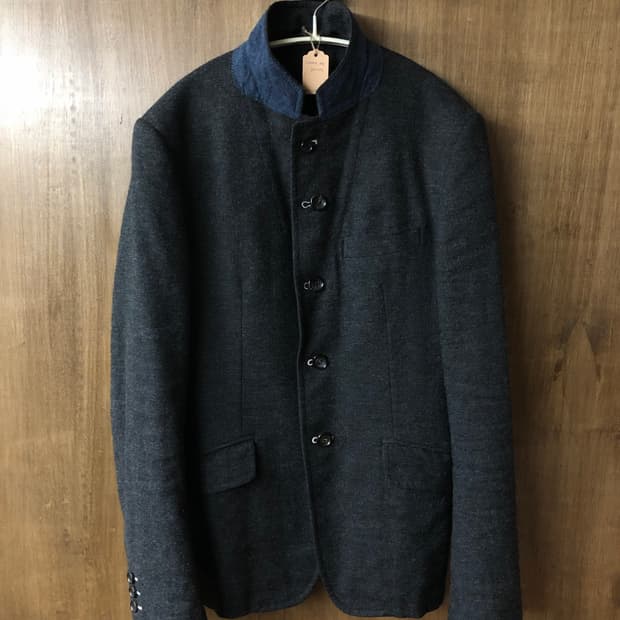 Comme des garcons homme 스탠드카라 블레이저 xs