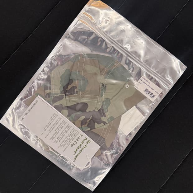 새티스파이 리플렉티브 트레일캡 새상품