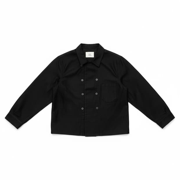 Outil 블랙 크롭 자켓 L