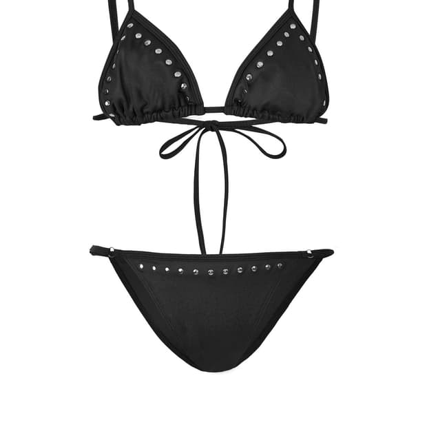 STUD LINE UP BIKINI / BLACK 세릭 스터드 비키니