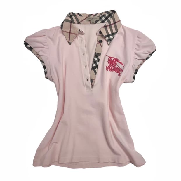 버버리 런던 딸기우유 연핑 노바체크 탑👛 🎀 히메갸루