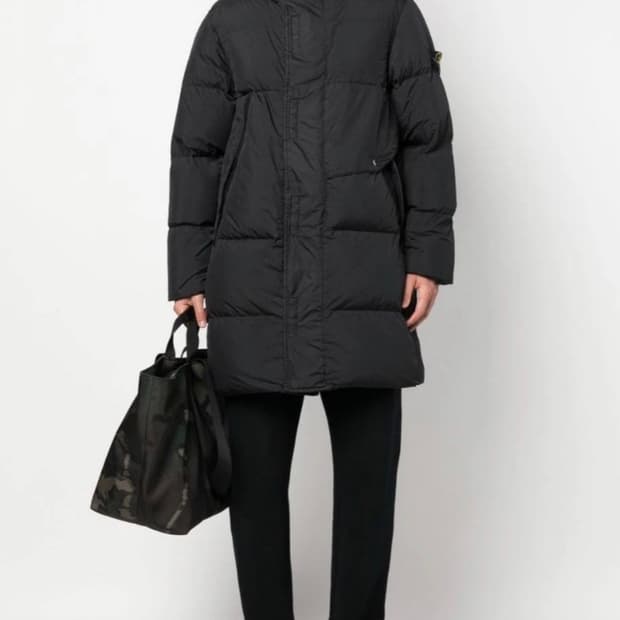 스톤아일랜드 롱패딩 23FW 블랙 M 105 새상품급