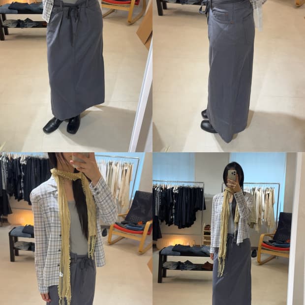 NIKO AND… _ stairs belt string skirt