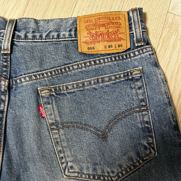 리바이스 506 청바지 데님 Made in Korea