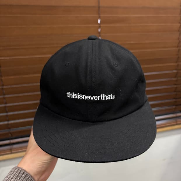 디스이즈네버댓 로고 캡 캠프캡