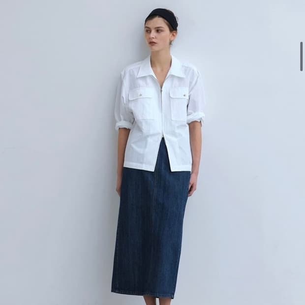 문달 집업 셔츠 moondal zip up shirt