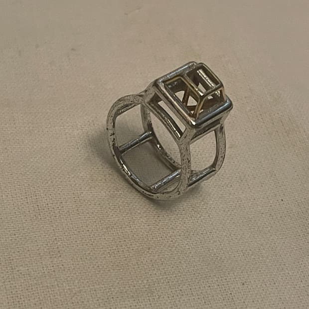 Maison Martin Margiela 11 크리스탈 구조 링