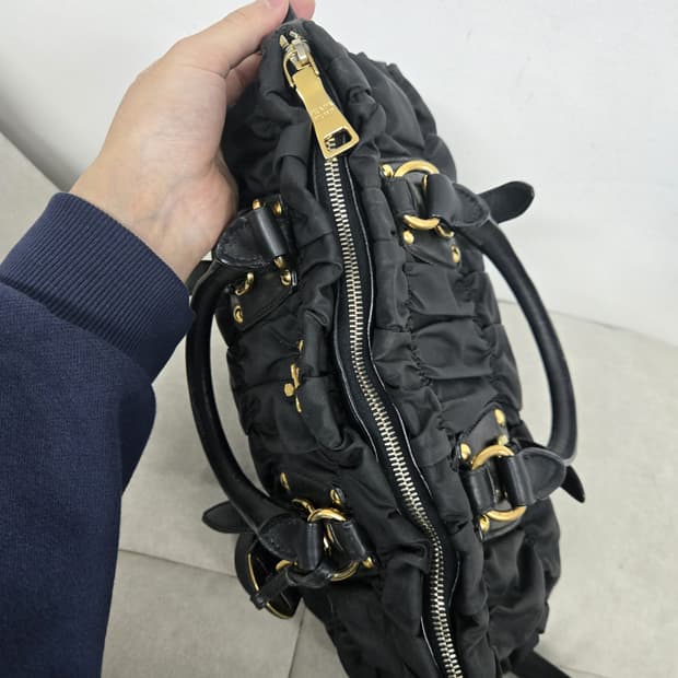 [보증서 정품]프라다 고프레백