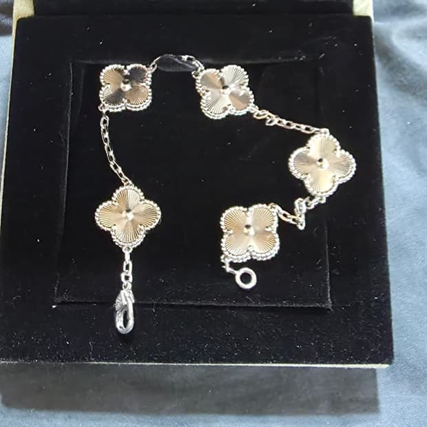 반클리프 기요세 팔찌(실버)