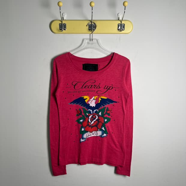 jpn vtg 일본빈티지 y2k 그래픽 긴팔 티셔츠 M