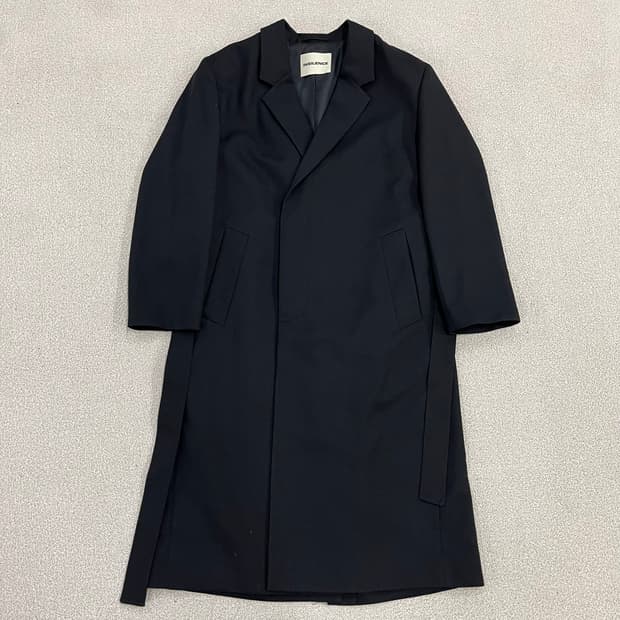 [S] 인사일런스 히든버튼 트렌치 롱코트 자켓 0107M1