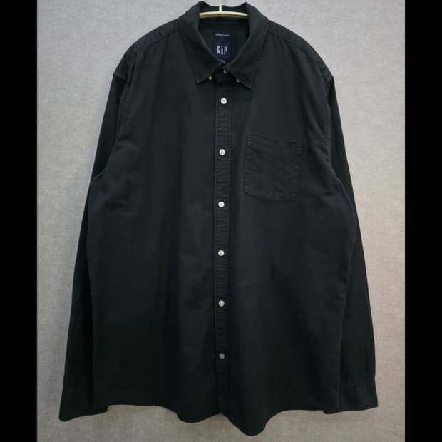 GAP 블랙 버튼다운 셔츠 GAP