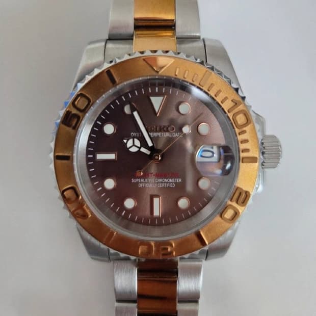 세이코 금통 콤비 요트마스터 커스텀 워치 40MM