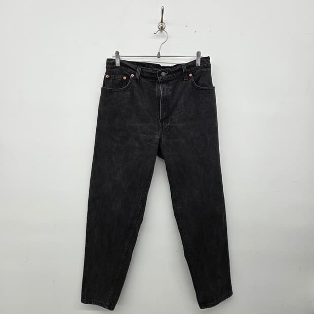 리바이스 551 90s 빈티지 블랙 데님 청바지 허리32in
