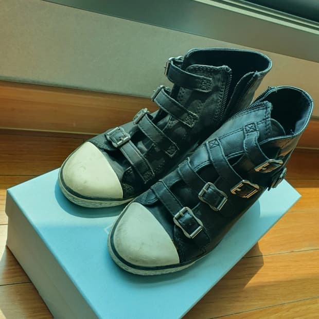 ASH 아쉬 웨지 부츠 37