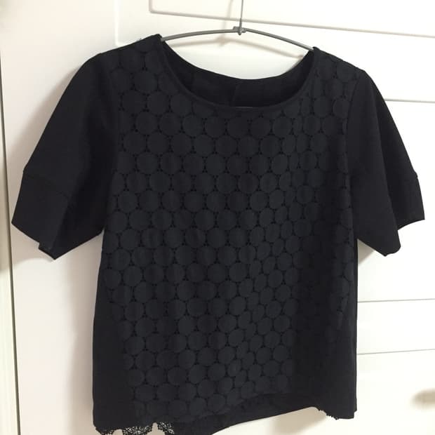 Vintage Dot Lace Top
