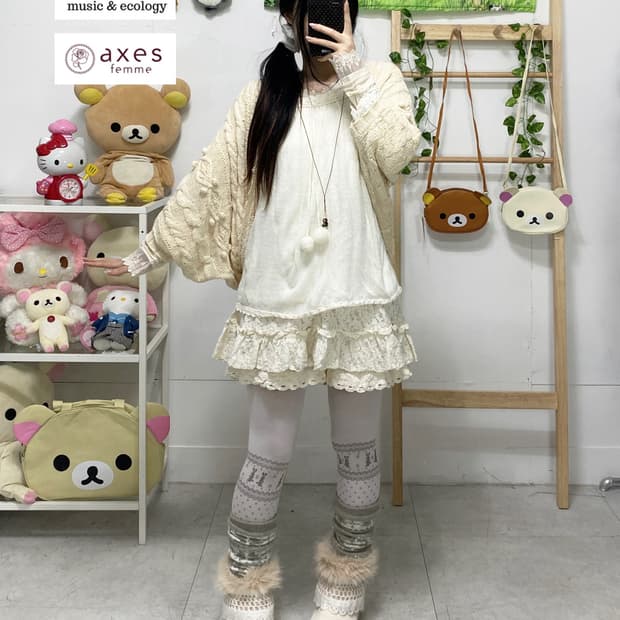 ꒰ঌ 코리락쿠마 컵케이크 🧁 세트 ໒꒱