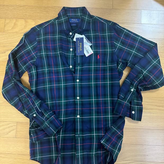 폴로 랄프로렌 블랙와치 셔츠 새상품