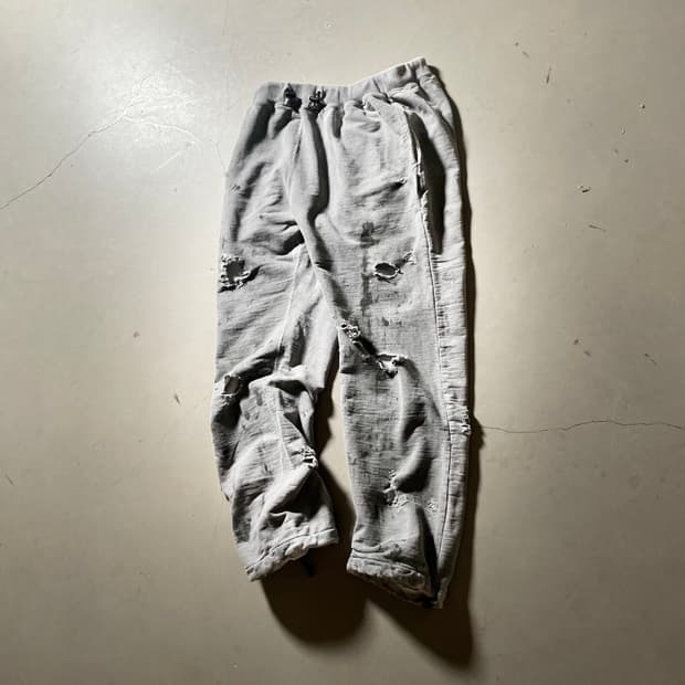 KZ Atelier  Distressed Sweat Pants