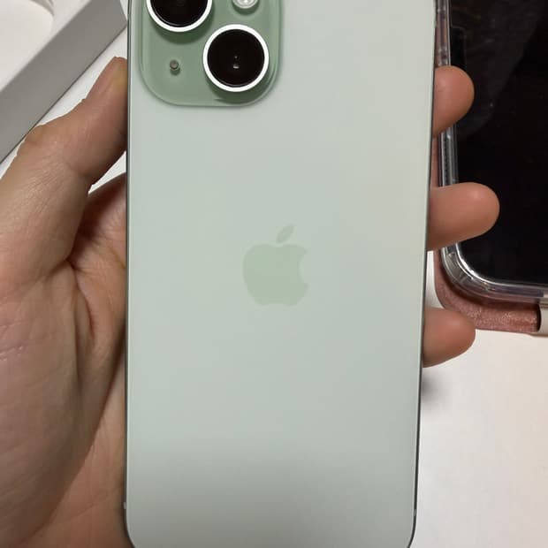 아이폰 15 그린 256
