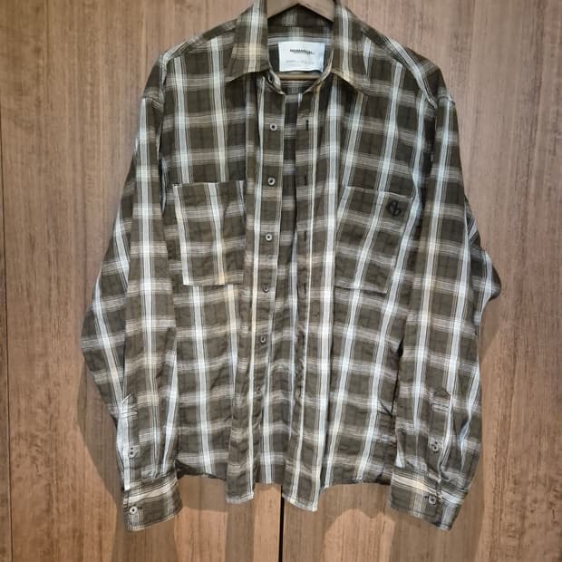 노매뉴얼 CHECK SHIRT - BROWN