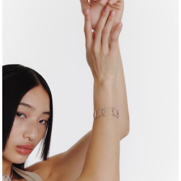 EVERYBIRTHDAY-Mesh bar bracelet