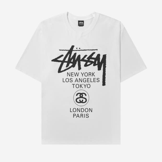Stussy World Tour T-Shirt White