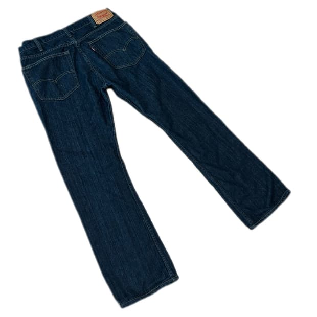 리바이스 527 로우 부츠컷 인디고 데님팬츠