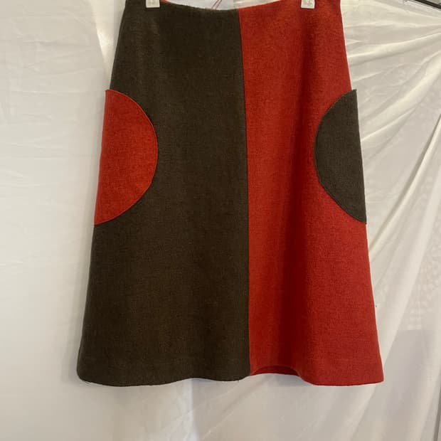 필로컬리 울 미디스커트 m 새상품