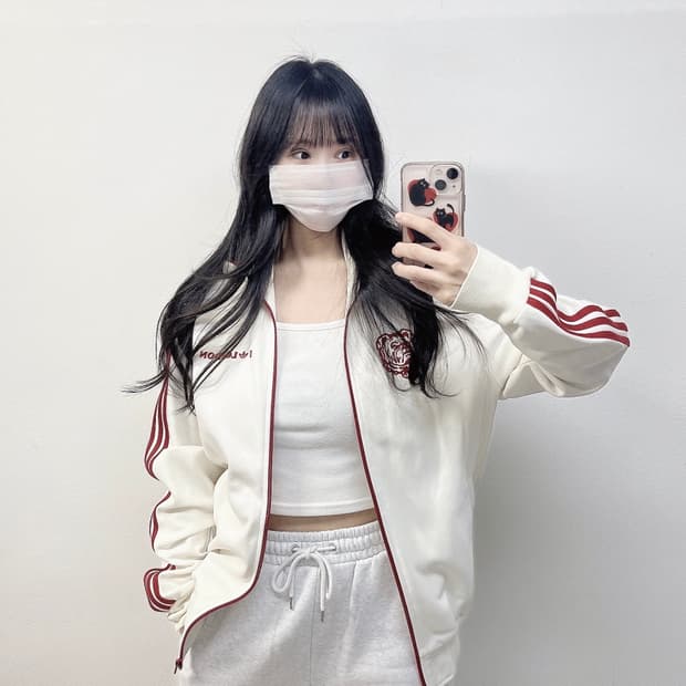 아디다스 런던 트랙탑 져지 화이트