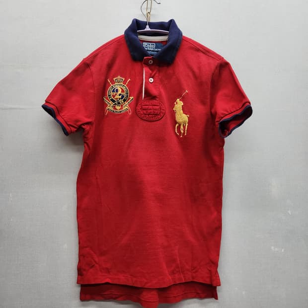 폴로랄프로렌 금장로고 반팔카라 S(S)