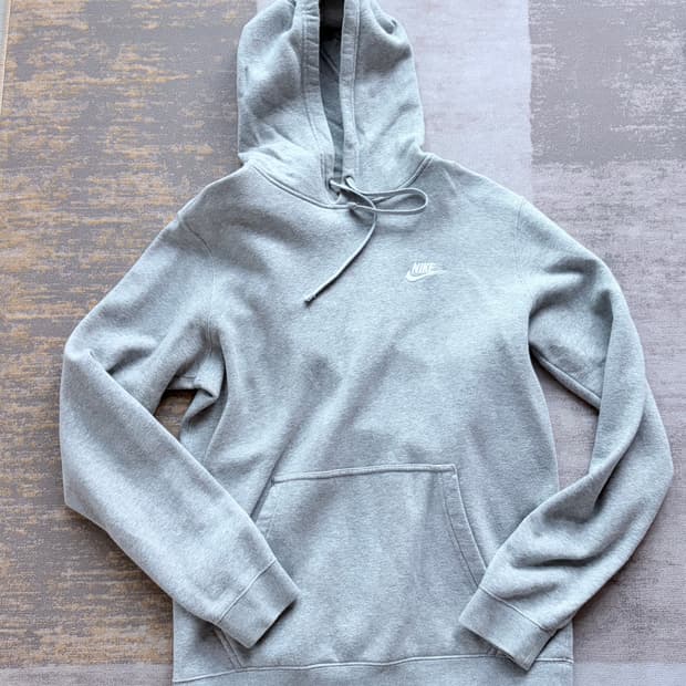 나이키 기모 후드티 그레이 95