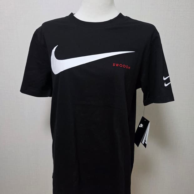 M) nike 나이키 스우시 반팔 티셔츠 블랙 새상품