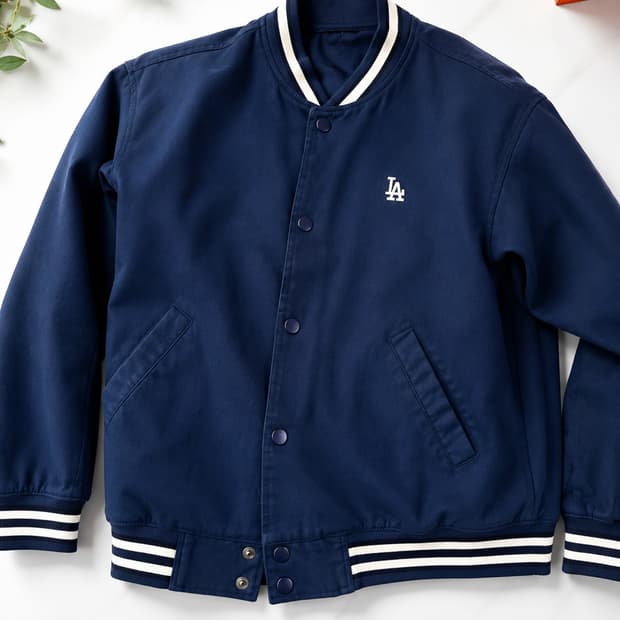 MLB LA Varsity Jacket Navy XL