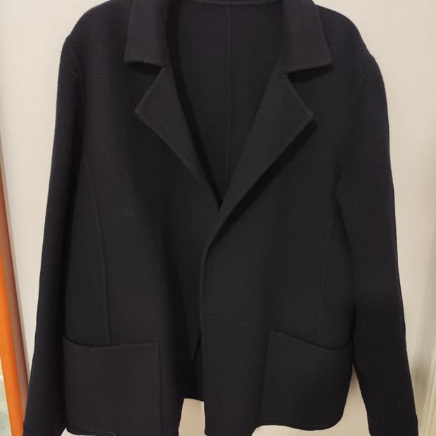 앙고라 더블코트 (L, 블랙)