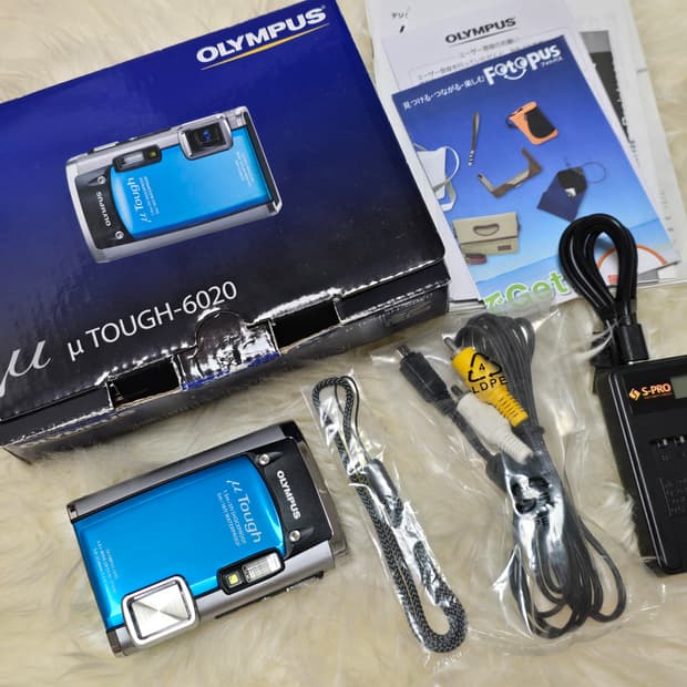 올림푸스 뮤 터프 6020 방수카메라 풀박스 미품