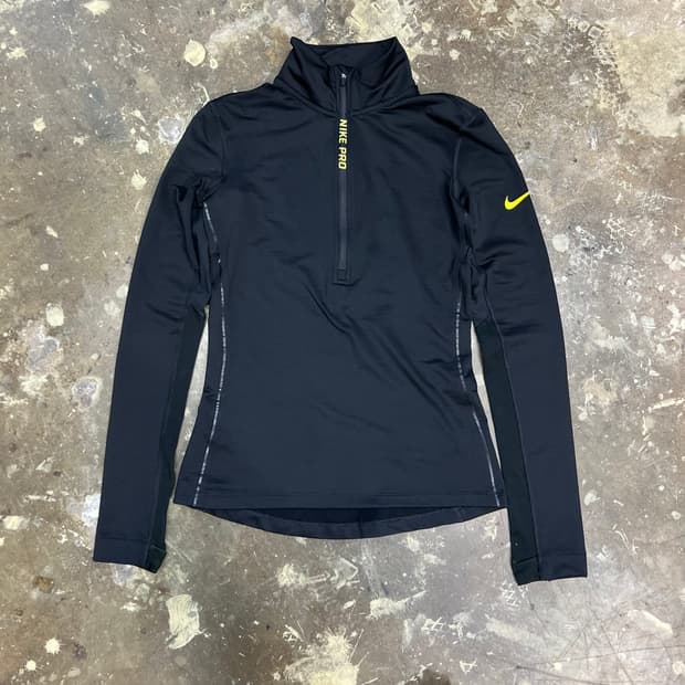 S) 나이키 프로 드라이핏 런닝 하프 집업 티셔츠 런닝코어