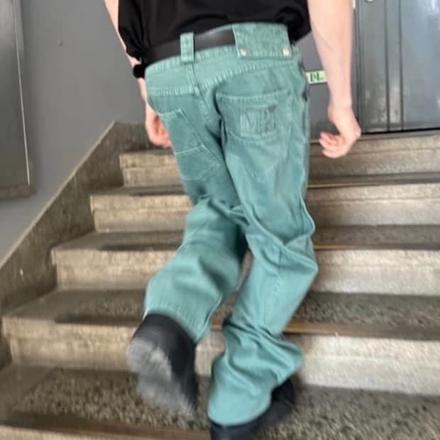 MPa CALF POCKET PANTS (EMERALD) 
