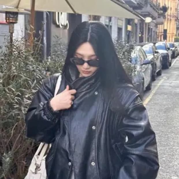 쓰리타임즈 카이 레더 가죽자켓