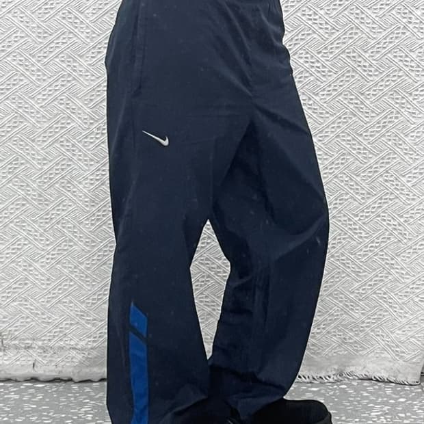 나이키 올드스쿨 레트로 배색 바람막이 트랙팬츠 L C10196
