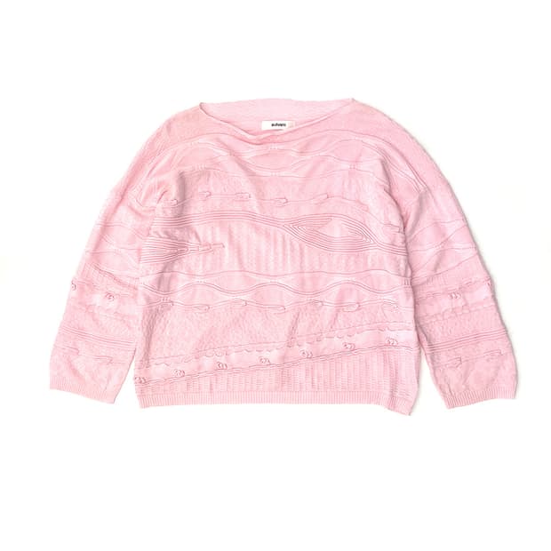 SULVAM PINK KNIT 설밤 핑크 그라데이션 니트
