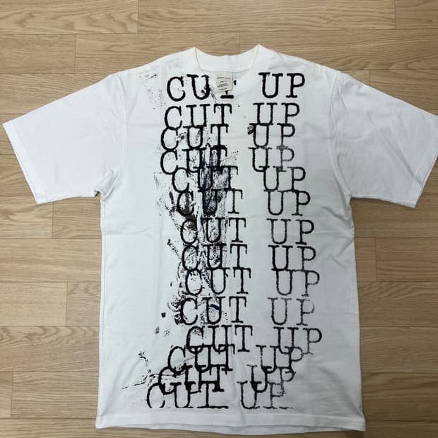 Number nine cut up t shirt
