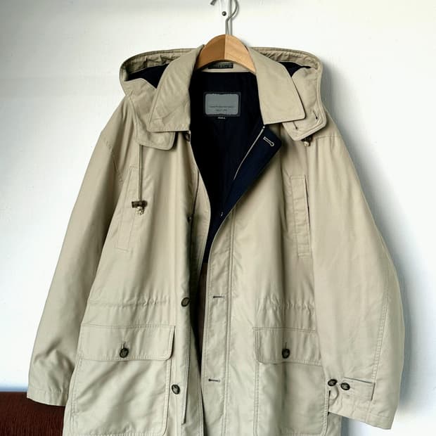 High count poly padded mil parka