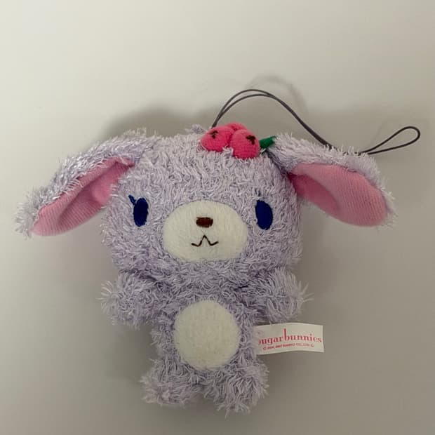 산리오 슈가바니즈 블루베리우사 고전 인형