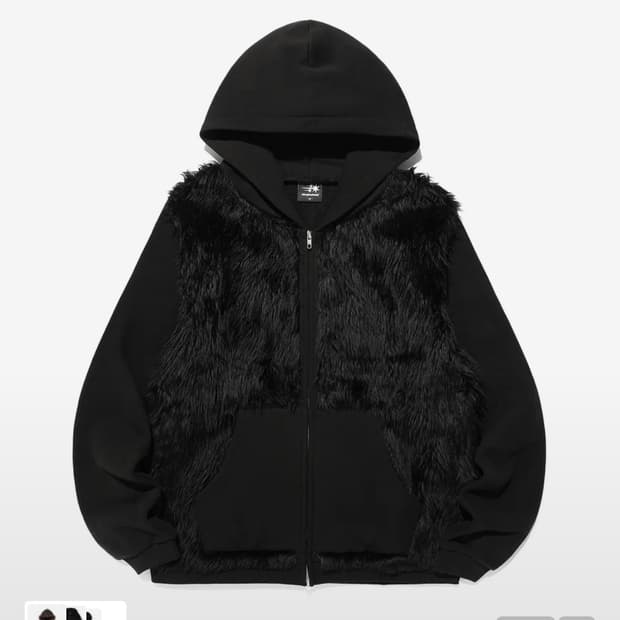 나이스고스트클럽 FUR YETI HOODIE ZIP UP