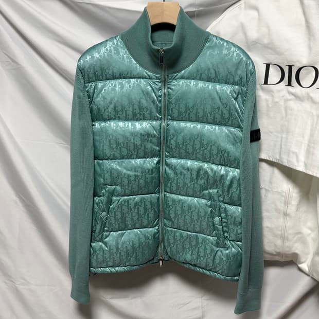 [S+급/M] 디올 오블리크 니트패딩 풀구성