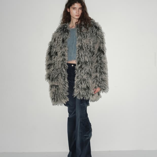 s/e/o 에스이오 컬리 퍼 자켓 