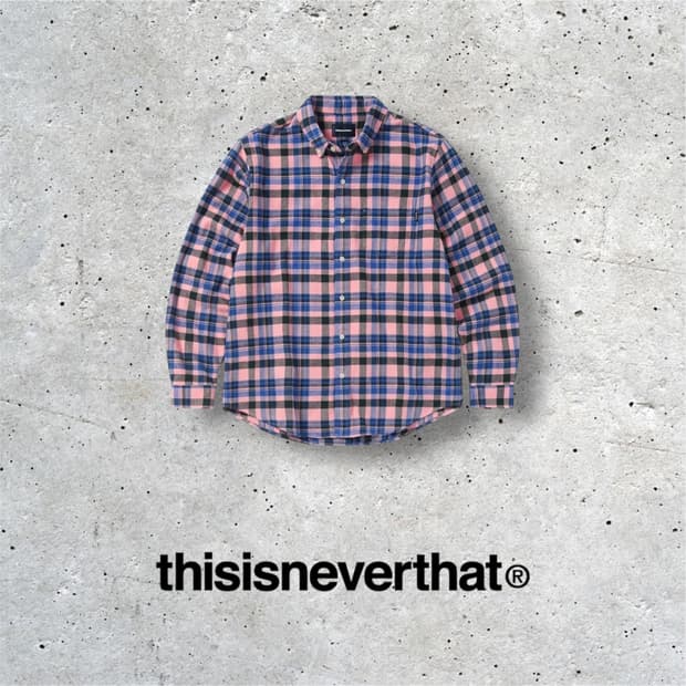 23FW Thisisneverthat Check Shirts