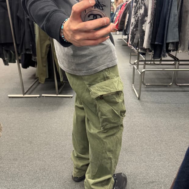 OS)Military vintage French Army M-47 팬츠